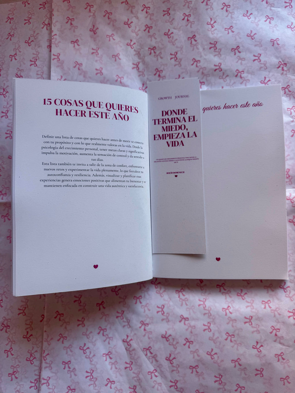 GROWTH JOURNAL PINK